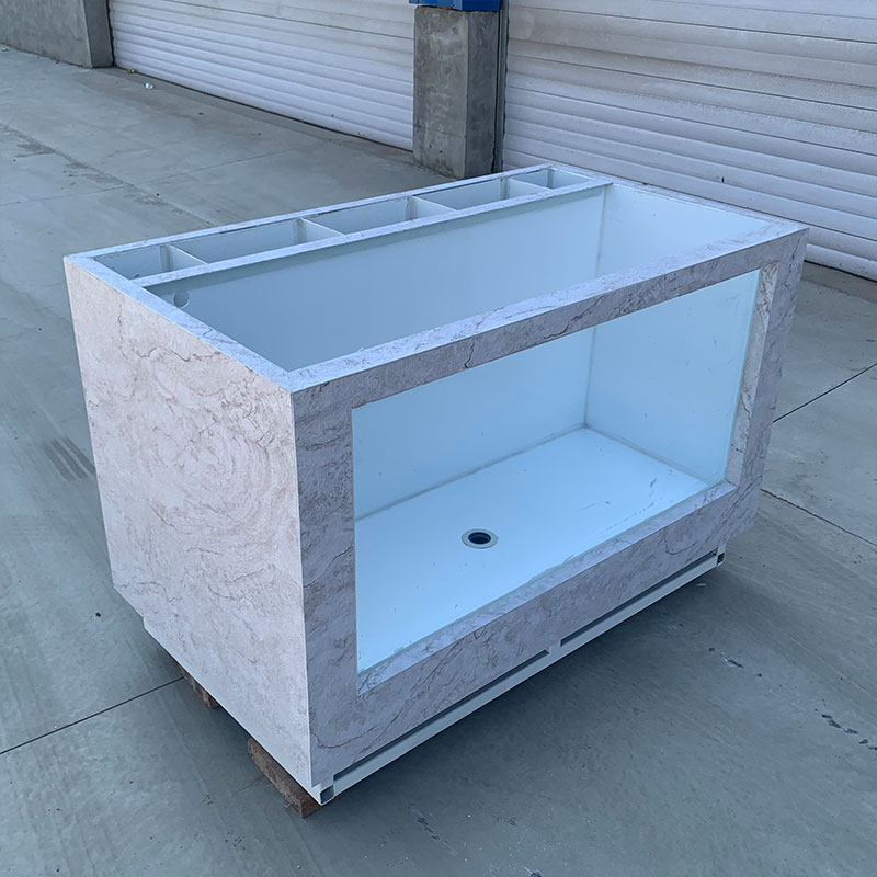 home indoor large big size fiberglass aquaponics fish tank growing frp aquaculture fish farming koi tanks for sale