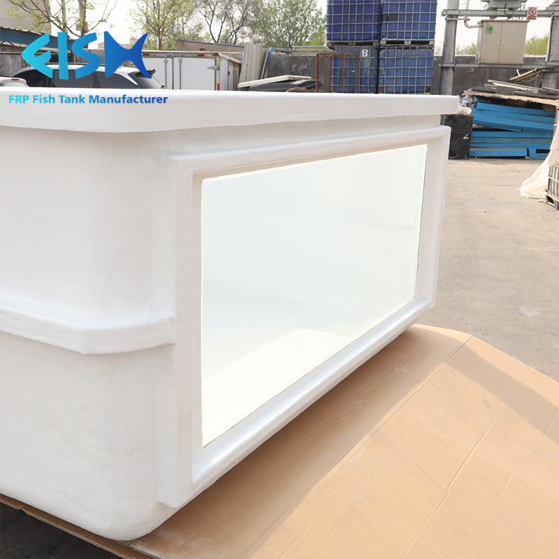 fishfrp 2023 custom blue white black fiberglass frp fish turtle shrimp reptile farming aquaponics aquaculture pond tank