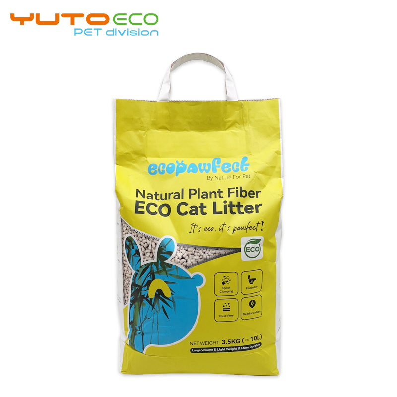 Wholesale Price Bamboo Cat Litter Fast Clumping Flushable Pet Supplies with Natural Fragrance for Cats