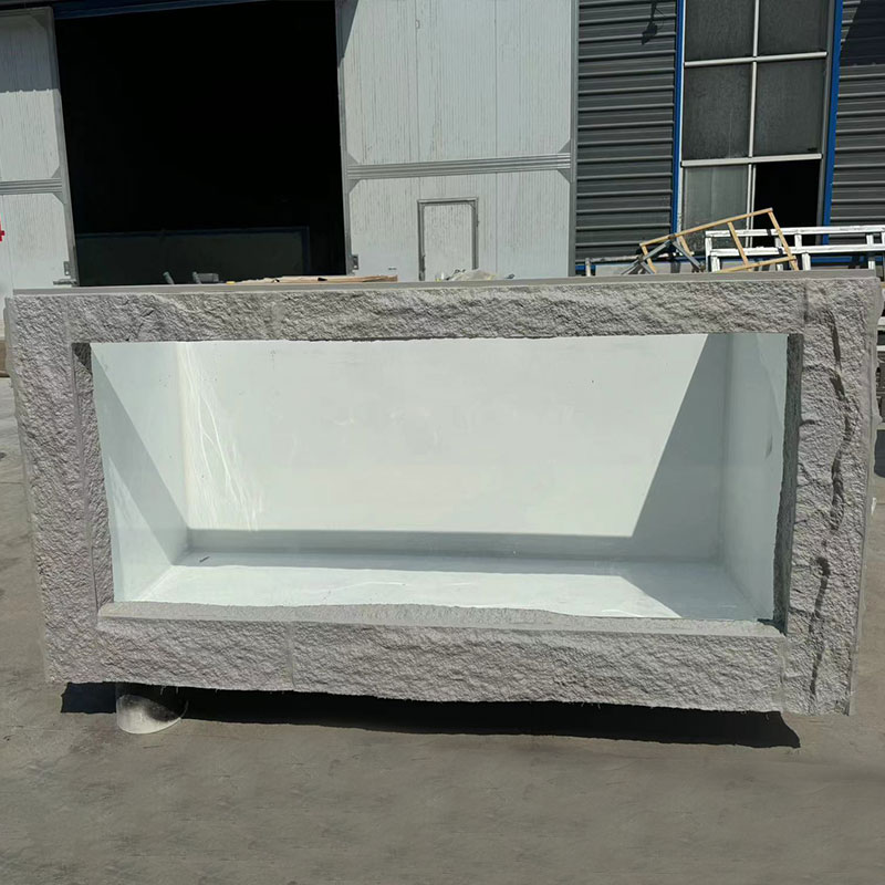 cheap indoor fibreglass garden backyard koi fishing tank farming tanks glass window fish aquarium tank
