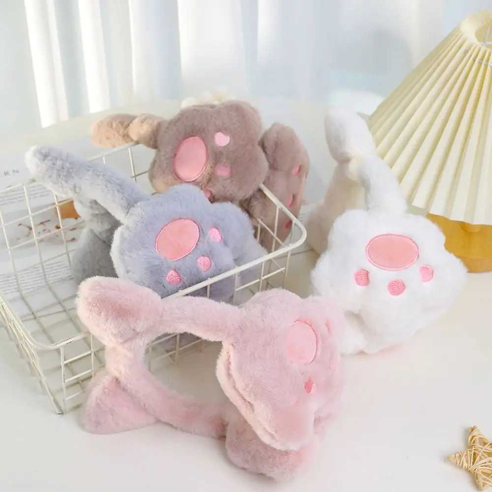 Earcap cat plush earmuffs are comfortable windproof cat paw earmuffs refrigerated protection keep warm and cute earmuffs for cycling W241126