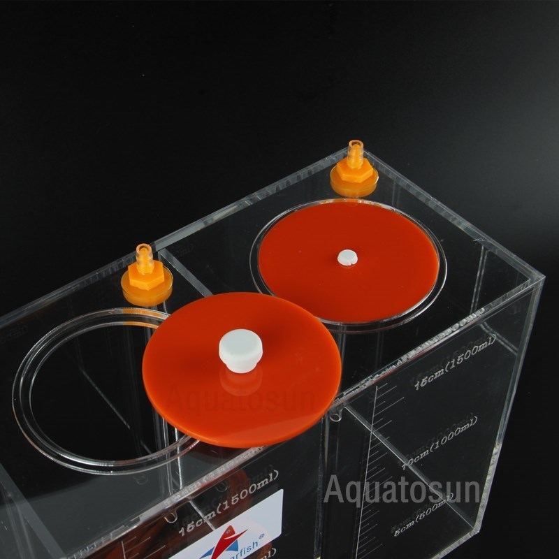 Red Starfish Dosing Pump Scale Liquid Storage Bucket with Scale 2.5 Liters