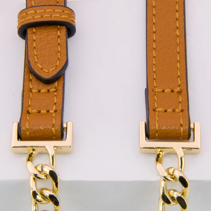 Adjustable Lady Shoulder Crossbody Bag Strap with Solid Color Leather Messenger HighQuality Chain Accessories 241125