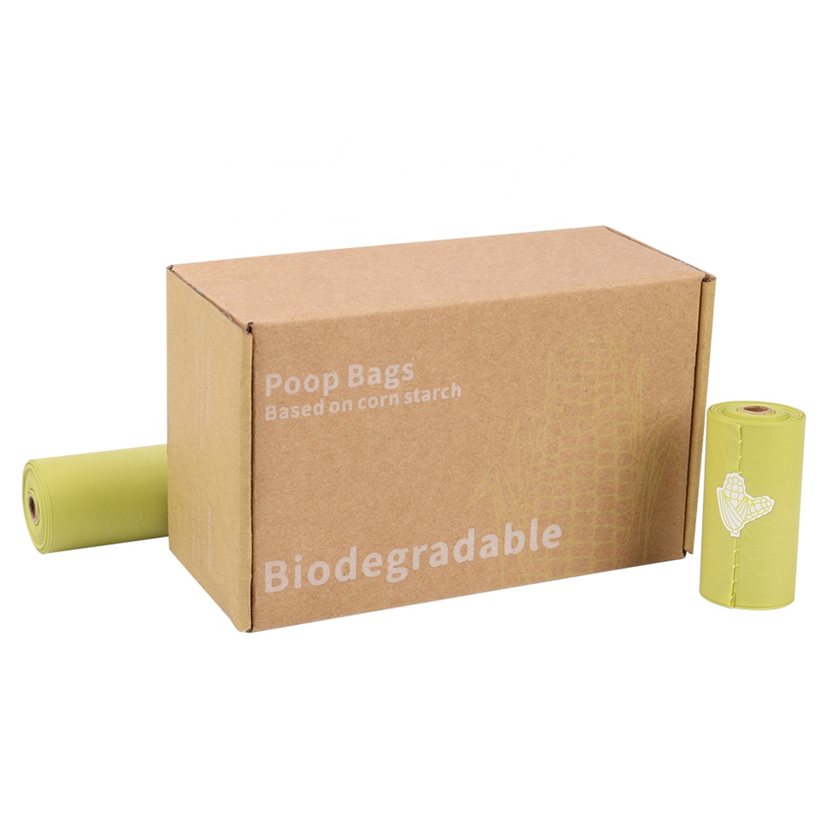 Pet supplies Biodegradable and Compostable Private Label Waste bag poop dog
