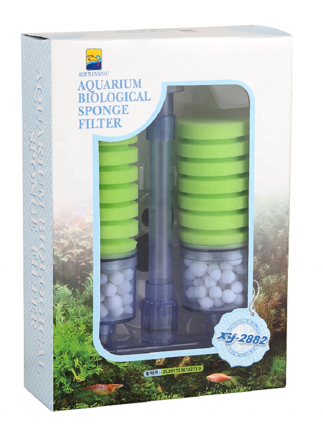 new-style XINYOU XY2882 without pump sponge filter