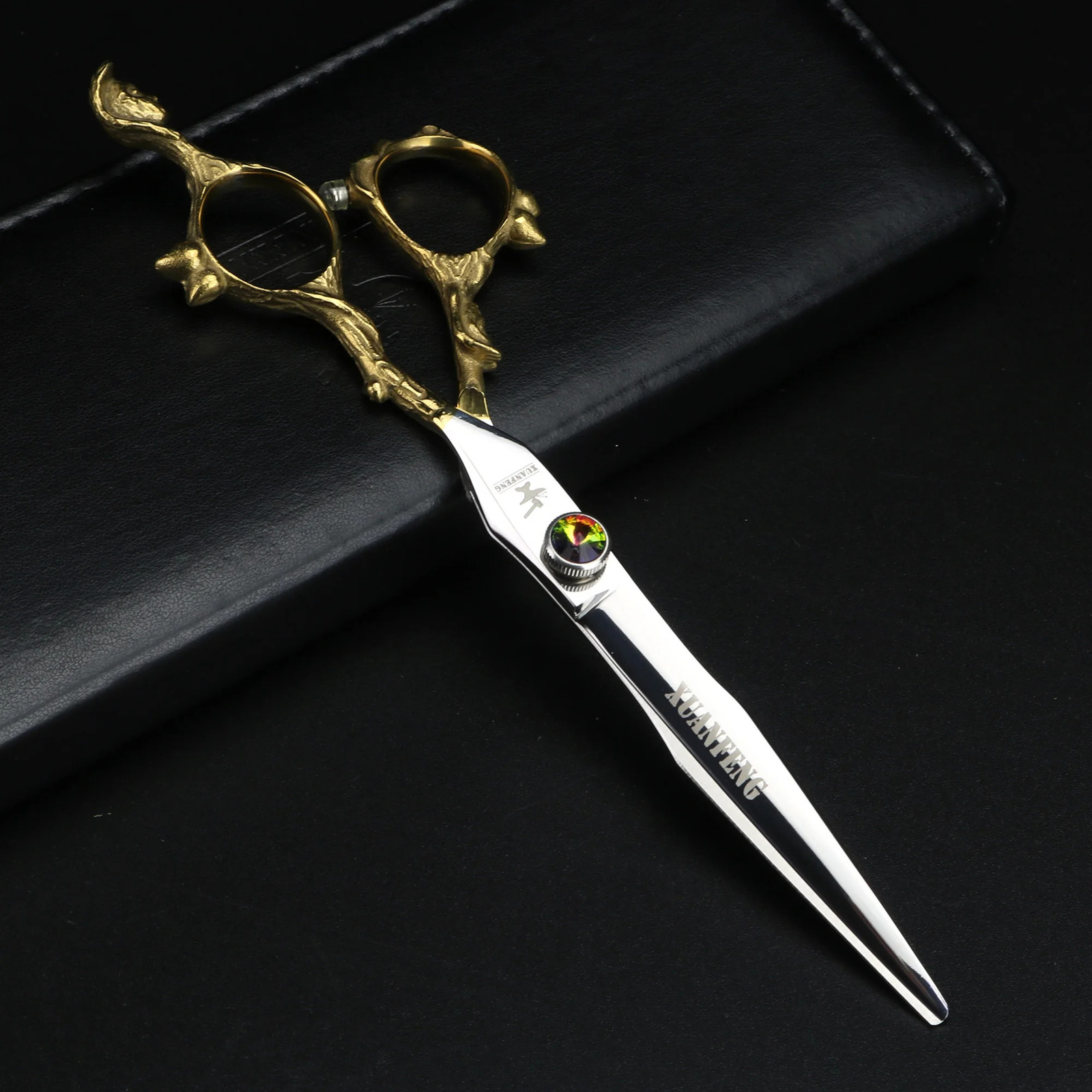 7 inch regular hair scissors Japan 440C steel barber cutting scissors 241125 S2563
