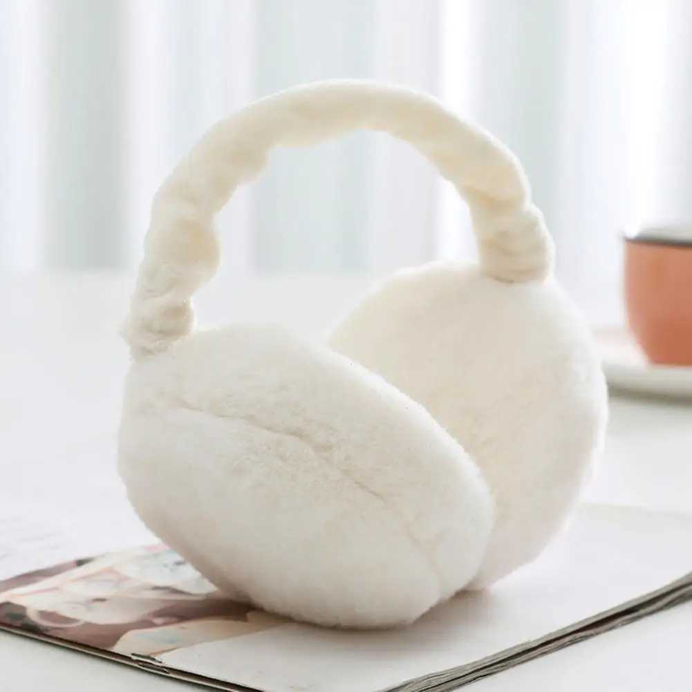 Women Earmuff Warm Keeping Skin-friendly Faux Rabbit Ear Cover Fur Rotating Adjustable Lightweight Lint-free Washable Ear FlXJ241126