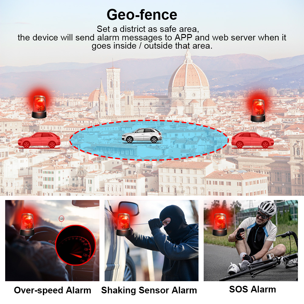Global 4G Worldwide GPS+LBS Positioning Real-time Tracking Waterproof IP68 Pet GPS Tracker with Free Web Tracking Software