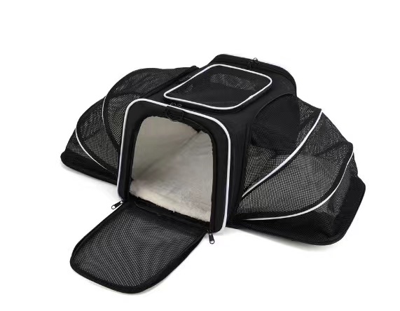Cat Backpack Universal Pet Carrier Expandable Dog Carrier With 3 Doors For Cats Dogs