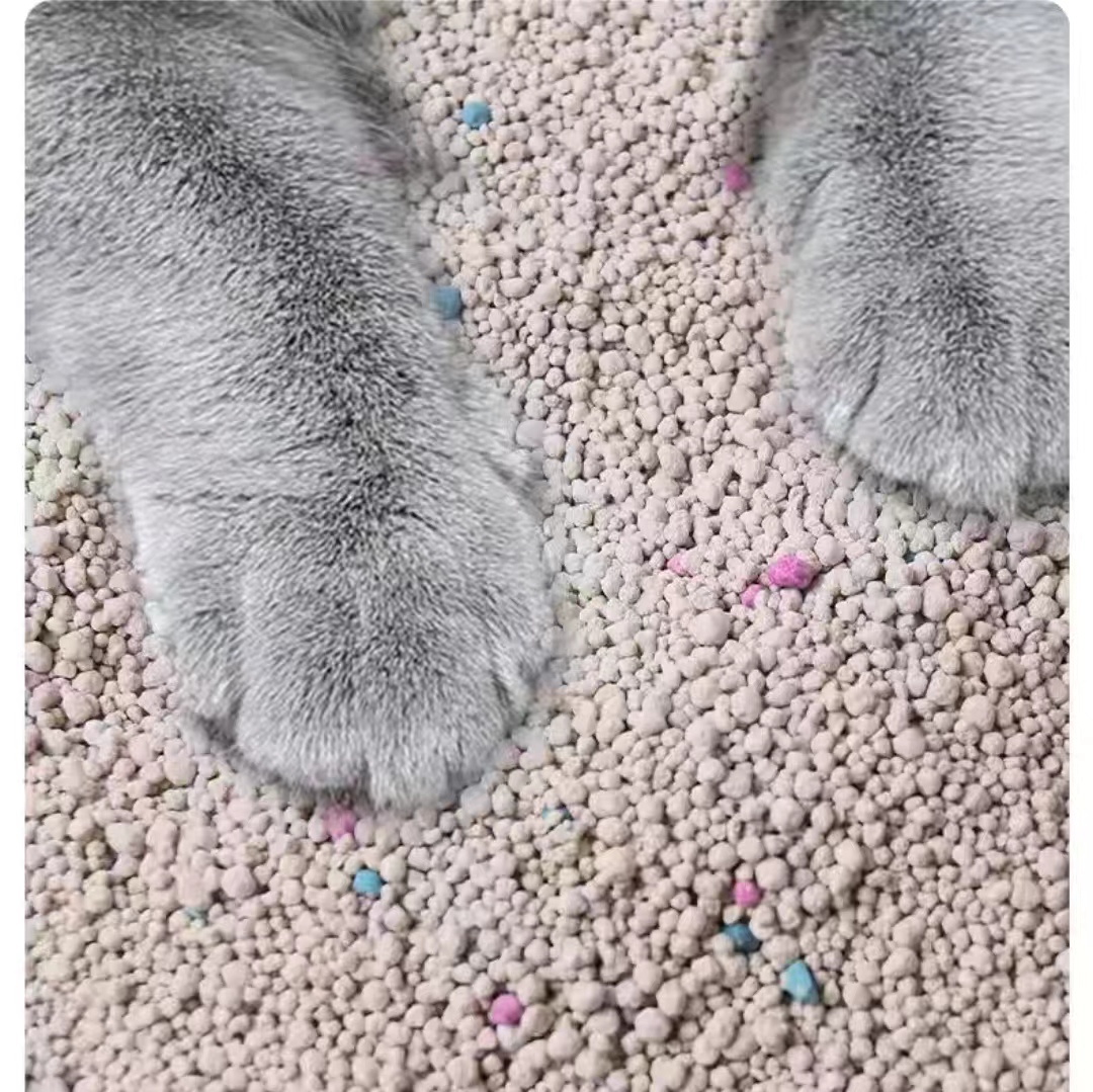 Agglomeration firmly Low dust cheap price cost effective absorption capacity made from bentonite clay cat litter