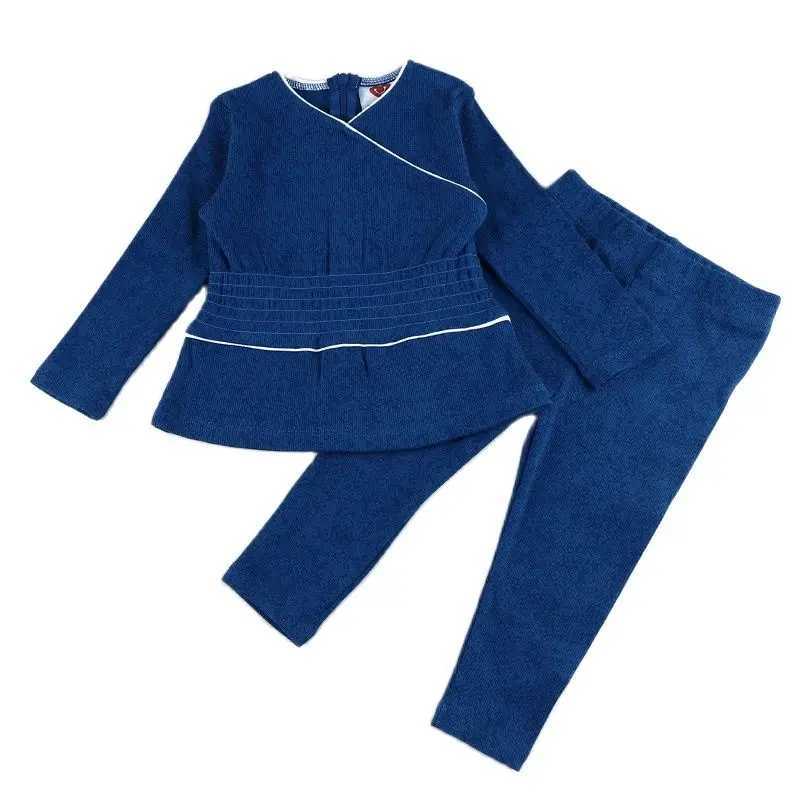 Clothing Sets Baby top pants new fall autumn winter ribbed cotton outfit family matching clothes boy girls clothing long sleeve shirt/pant H241126