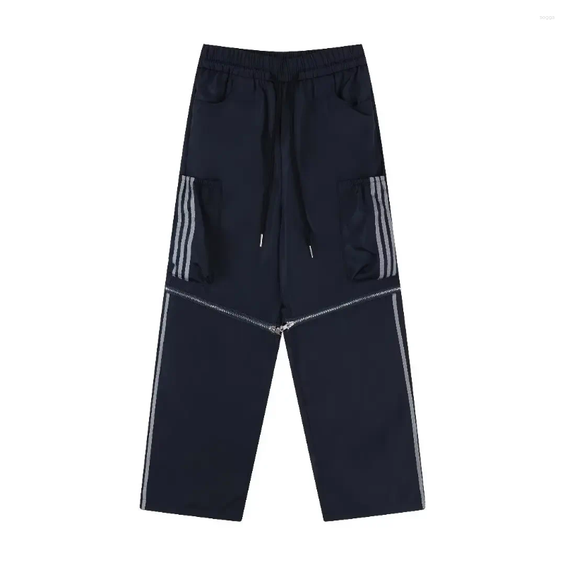 Womens Pants Vintage High-waisted Straight-leg Slimming Casual Bell Bottoms Summer Style American Clothing Z260314