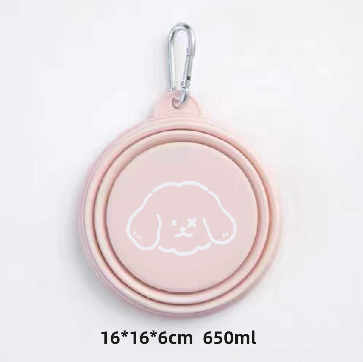 2024 Best New Collapsible Portable Pet Folding Bowl Plastic Travel Water Bottle Feeder for Outdoor Cat Care
