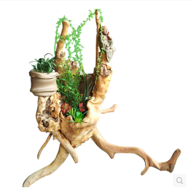 Professional Basin Wood Driftwood Art Wood Flower Basin