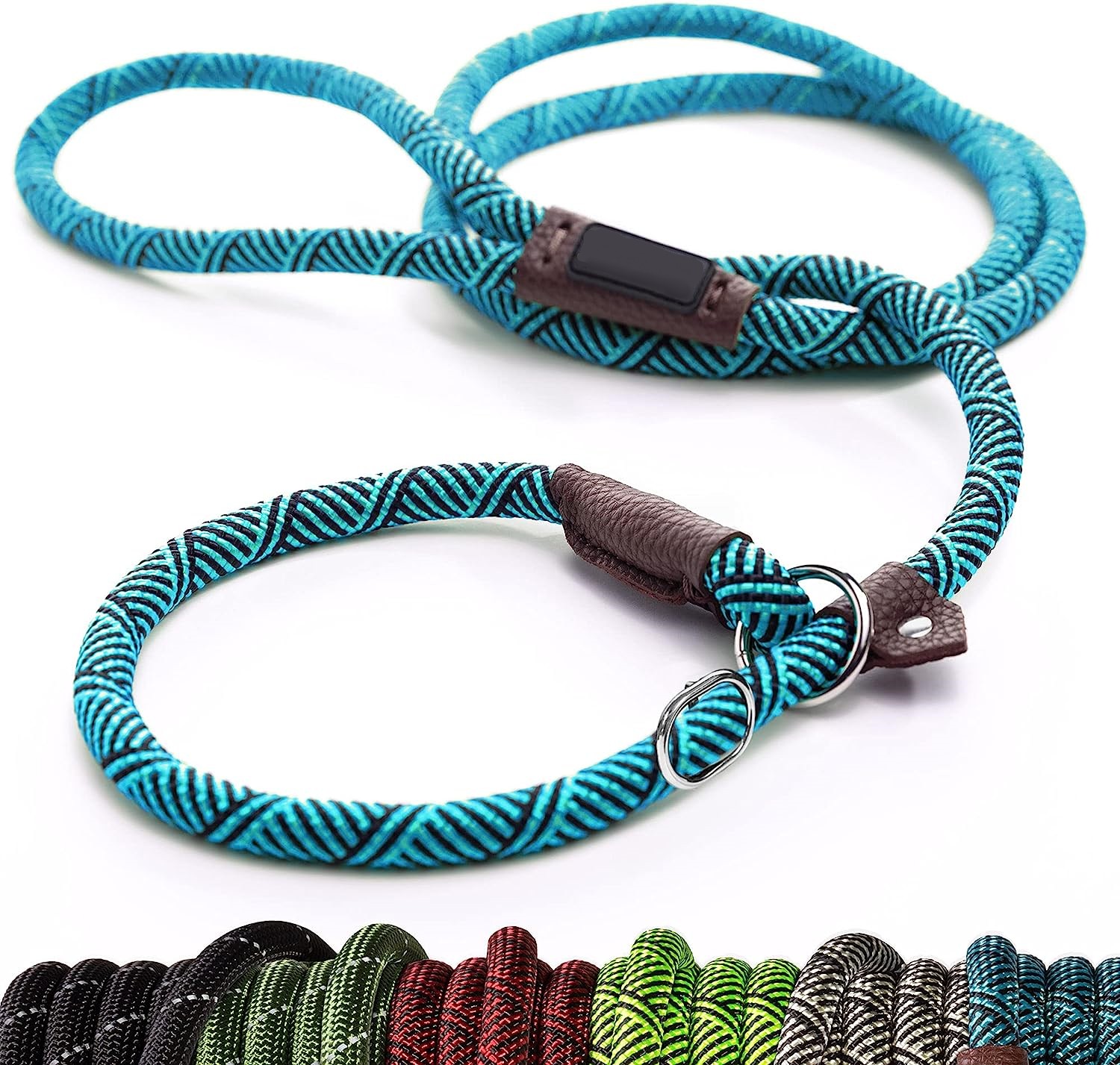 Wholesale Dog Slip Rope Leash Premium Mountain Climbing Rope Lead Leash Scarf Strong Sturdy Comfortable Extremely Durable Nylon