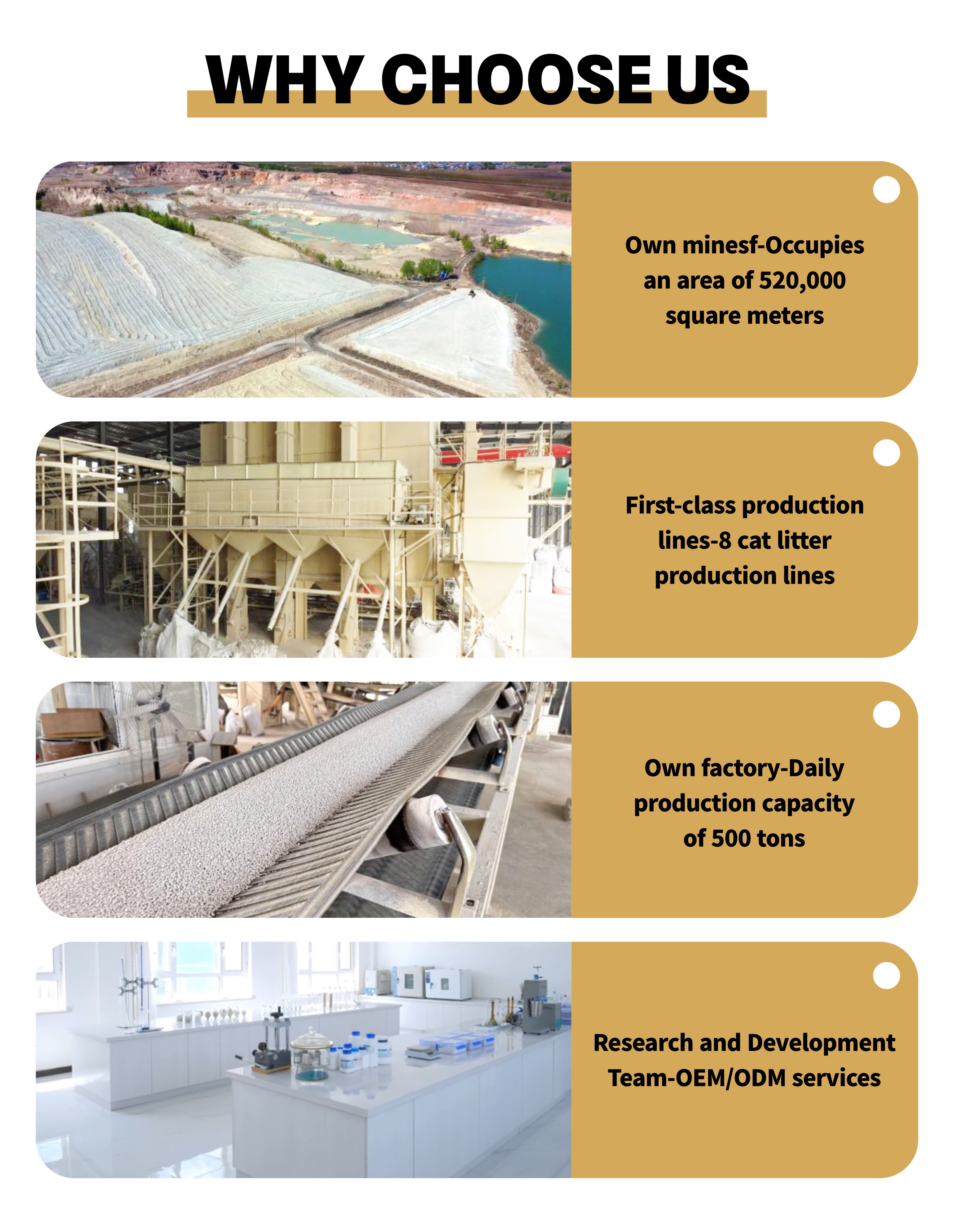 Bentonite Bulk Clumping Broken Factory Wholesale Cat Litter 100% Natural Sodium Bentonite Crushed bentonite cat litter