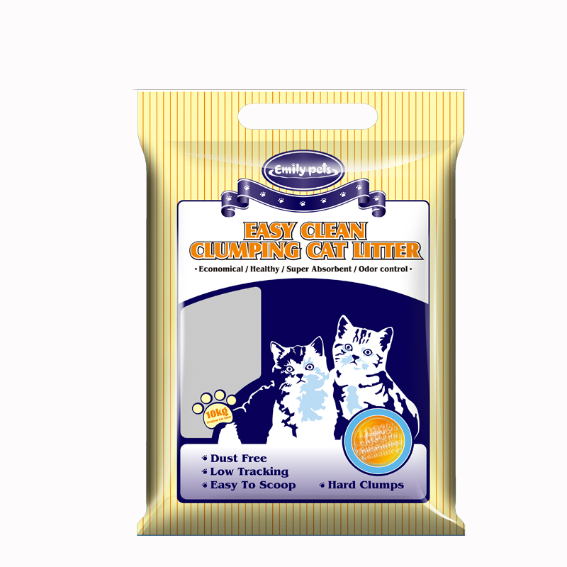 Arena para gatos de bentonita Clumping cat litter Menggumpal Sampah kucing