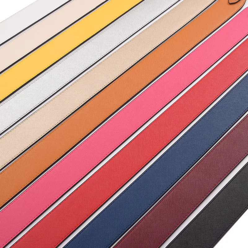 125pcs Bag Strap Gold Buckle Handbag Straps Replacement Parts Belts Leather Handles for Women Shoulder Bags Accessories 241125