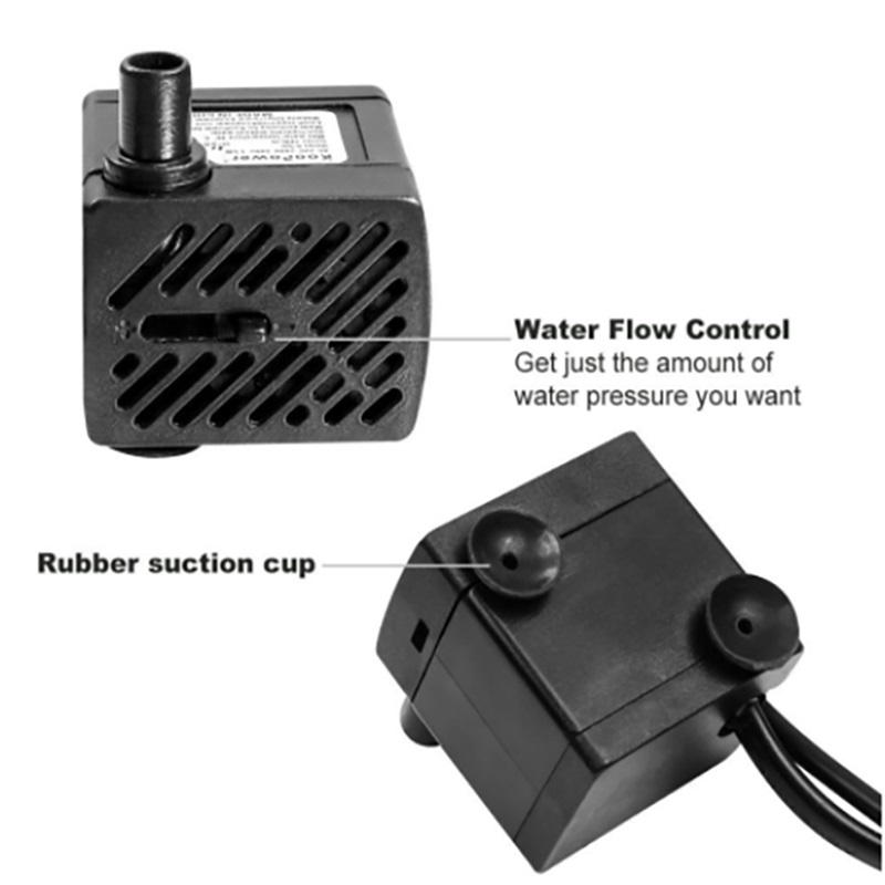 Zaoheian AC110-220V Freshwater fish tank submersible pump aquarium water pump garden spray pump
