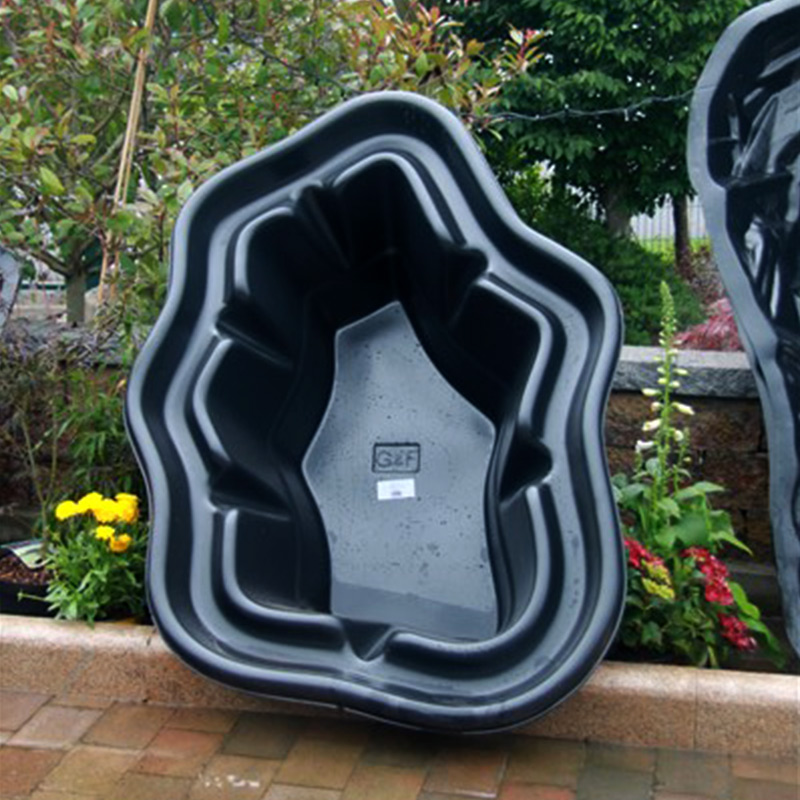 modern simple outdoor backyard fiberglass curved water ponds fountain tubs design fish stock pond manufacturer