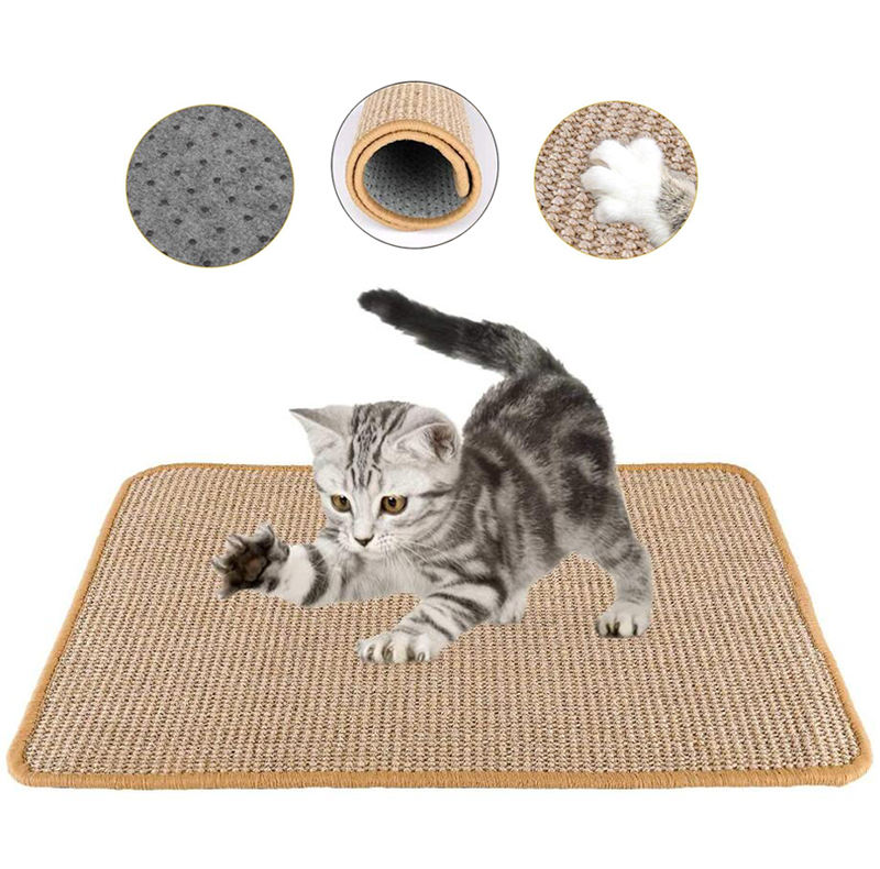 Manufacture Cat Scratcher Pad and Pet Cat Scratcher Mat Durable Cats Anti-Slip Scratch Sleeping Mat
