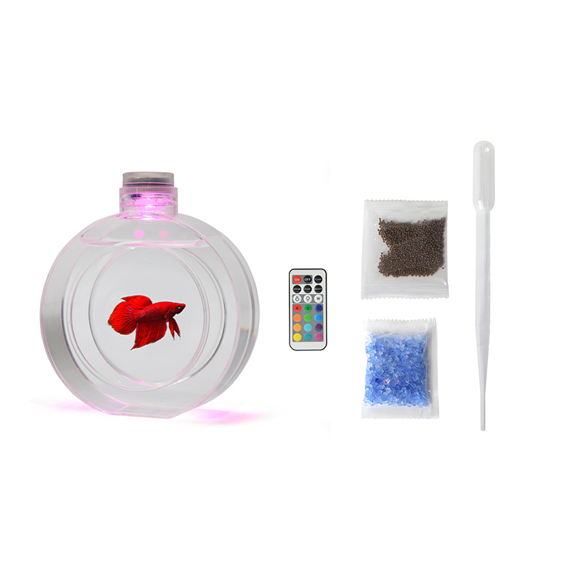 Zaohetian Desktop fighting acrylic aquarium aquarium accessories acrylic jellyfish tank