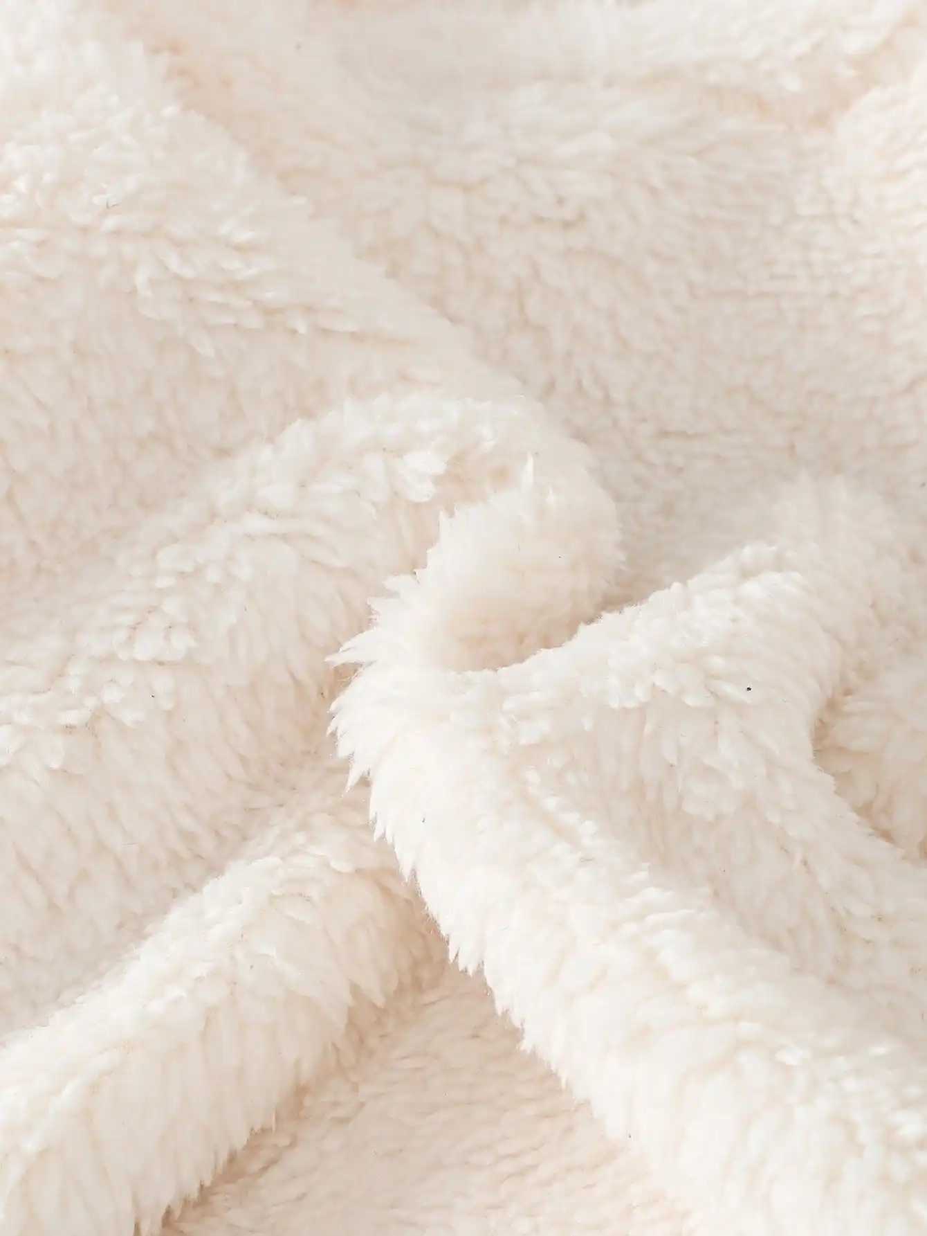 Clothing Sets New Baby Girl Winter Casual Daily Cute Little Bear Fur Thick Design Suitable For Travel 2-Piece Set H241126