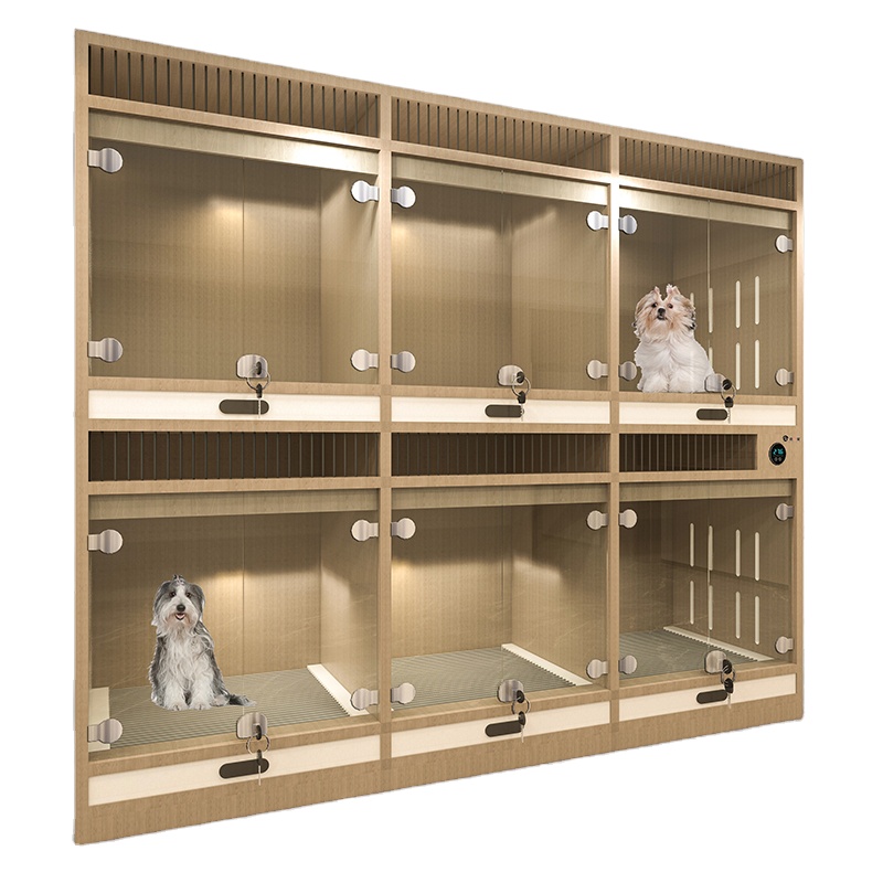 2023 Dog Accessories pet modular cage small animal indoor wooden Dog house Dog cat Isolation Cage