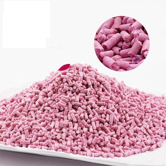 Degradable Clumping 1.5-3mm stripe shape Tofu cat sands Tofu Cat Litter In 6L