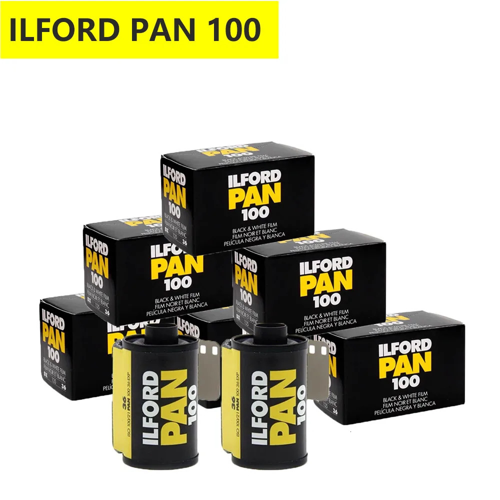 Original ILFORD PAN 100 Black and White Film 36 Exposure/Roll High Quality 135mm Film Retro Camera Beginner Camera 241125