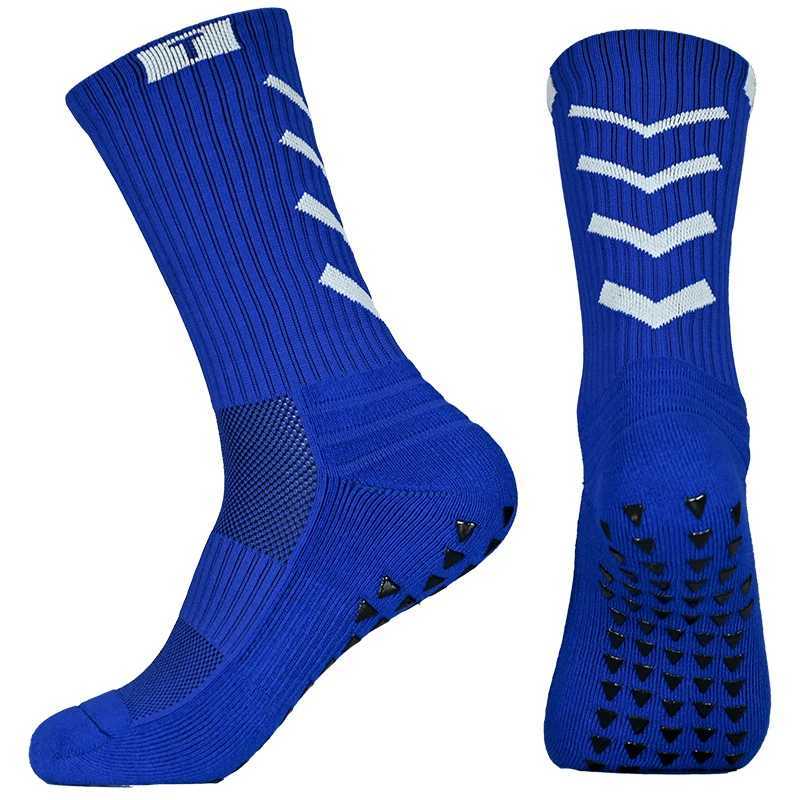 New Coming Anti Slip Football Socks Breathab Towel Bottom Adults Men Women Sports Soccer Socks Soft Cycling Grip SockXJ241125