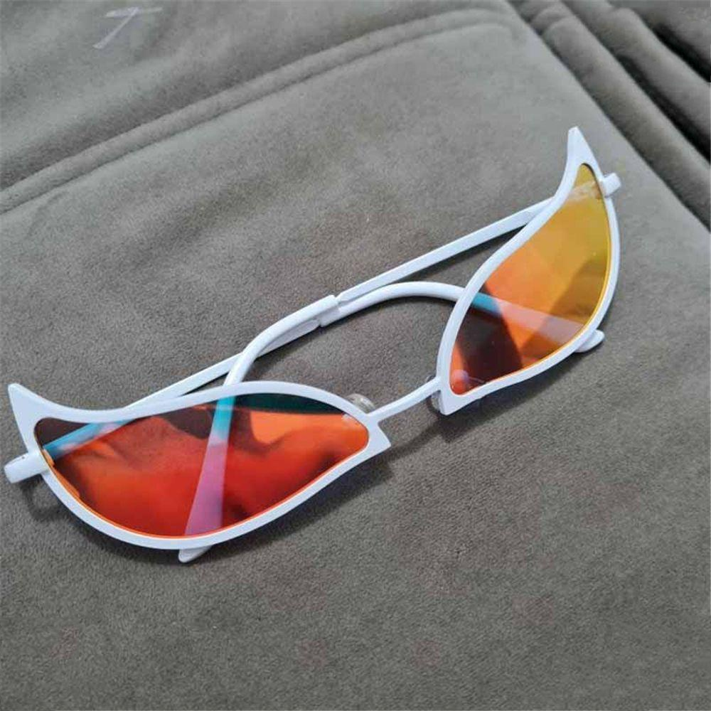 Women's Fashion Large Irregular Frame Plastic Full Rim Glasses Dovetail Glasses for Travelling and Photo Taking