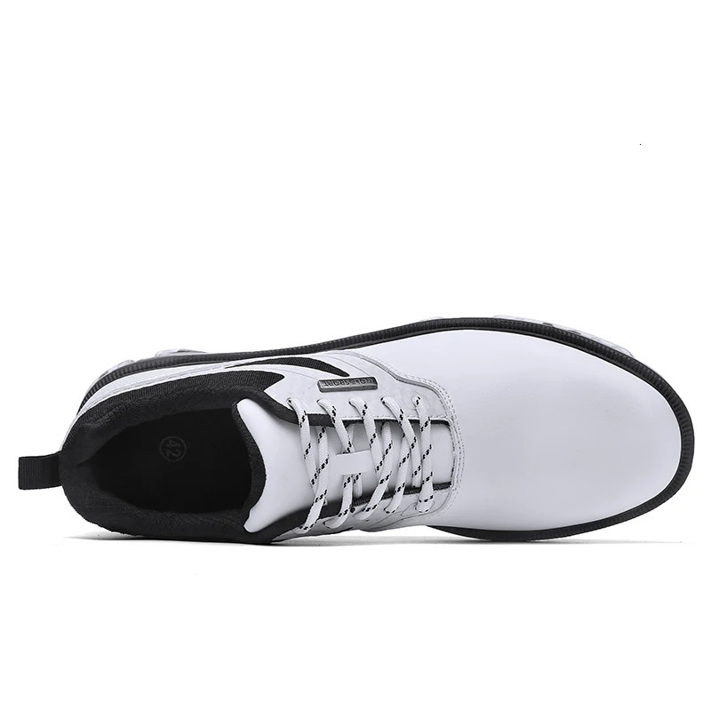 LiXingMing Golf Shoes Men White Sell Well Water proof Cleats Golf Sport Shoes Outdoor Training Golf Sneakers Size 40-48# 241126