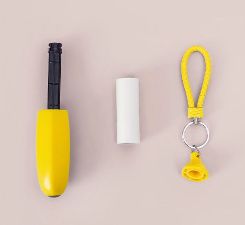 Mini Portable Home Use Pet Hair Cleaning Sticker Useful Sofa Clothes Pet Hair Remover Sticky Paper Banana Shape Pet Supplies