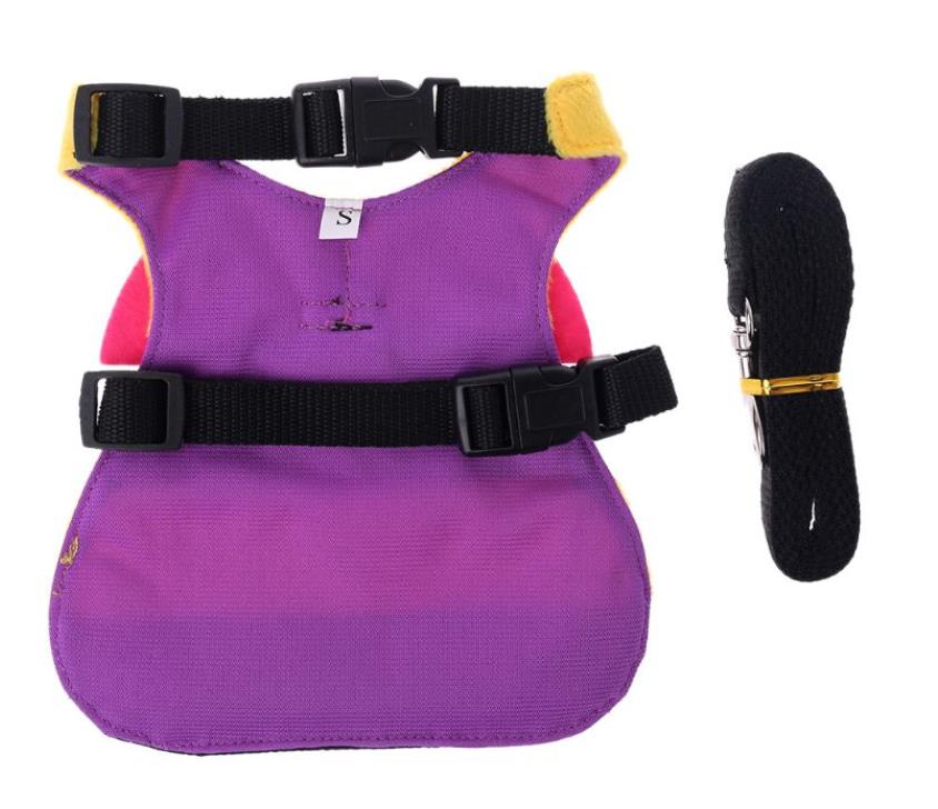 Cute Bee Shape Rabbit Vest Harness Small Pet Hamster Cat Harness Leash Strap