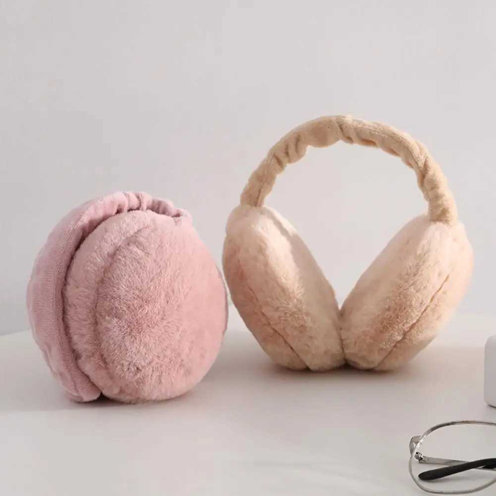 Solid Color Thermal Earmuff fashion Soft Plush Ear Warmer Winter Warm Earmuffs Outdoor Cold Ear Muffs Ear WarmerXJ241126