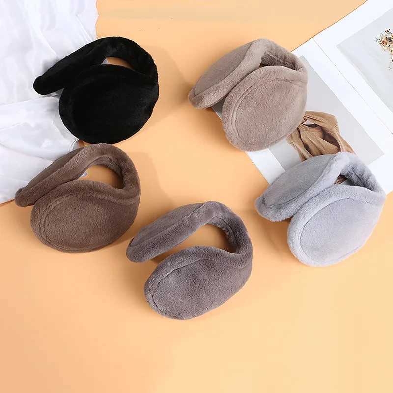 Thicken Fur Earmuffs Ear Muffs Warm Headphones Winter Accories for Women Ear CoverXJ241126