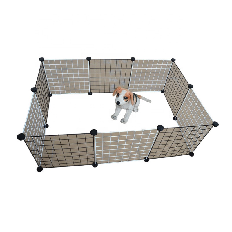 Custom large dog size high quality safe material portable folding pet puppy playpen baby dog play fence