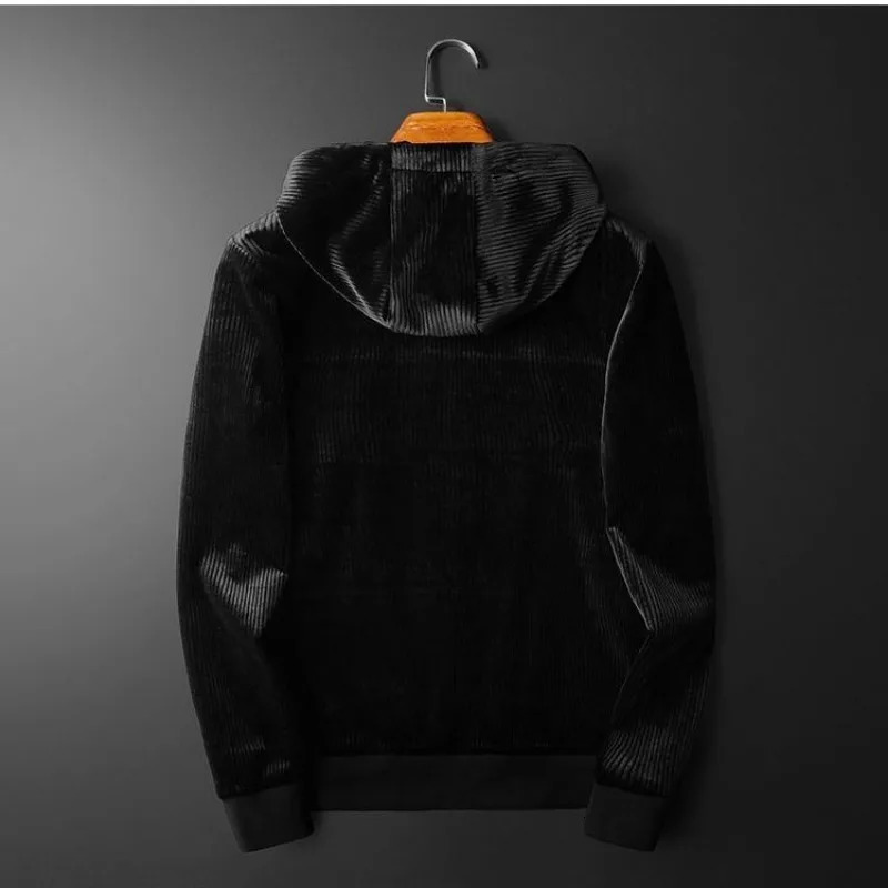 Mens Autumn/Winter High Quality Casual Sports Hoodie Set Gold Velvet Two Piece Loose Mens Hoodie 241126