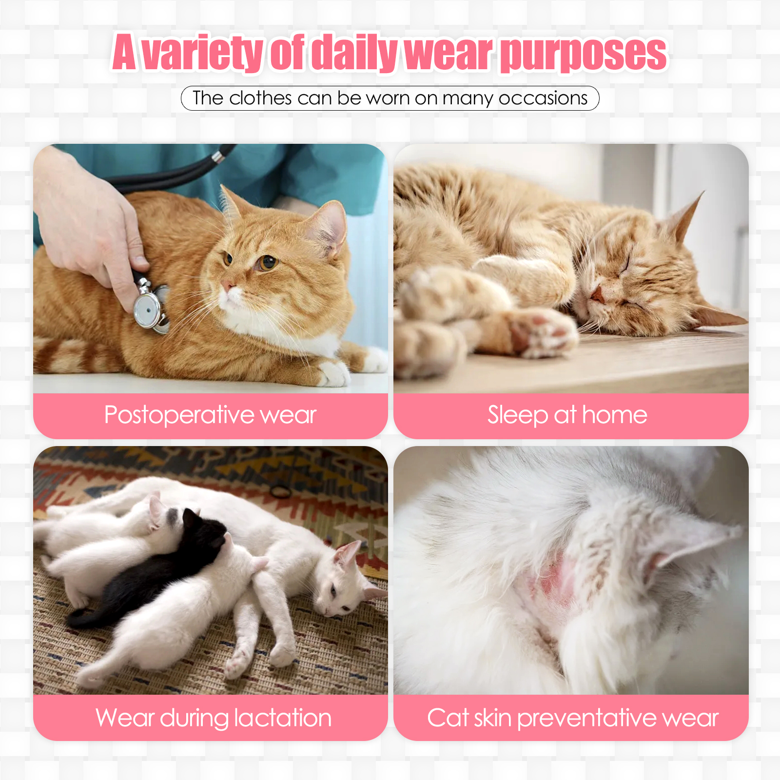 High-Quality Spay and Neuter After Surgery Clothing Anti-Licking Clothes Dog Recovery Suit Cat Clothes