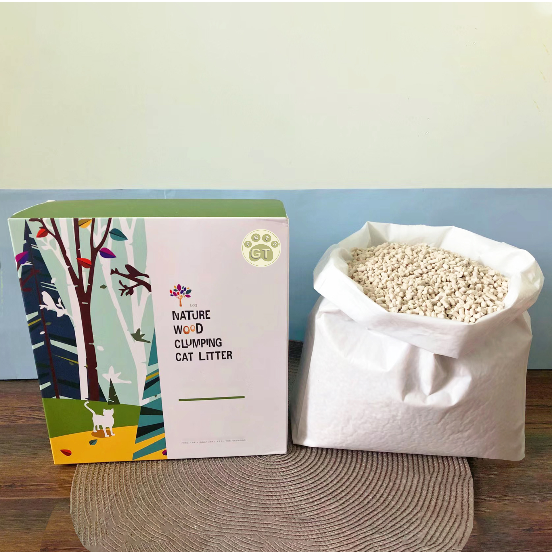 High-Performance Highly Absorbent Gentle and Dust-Free Paper Cat Litter