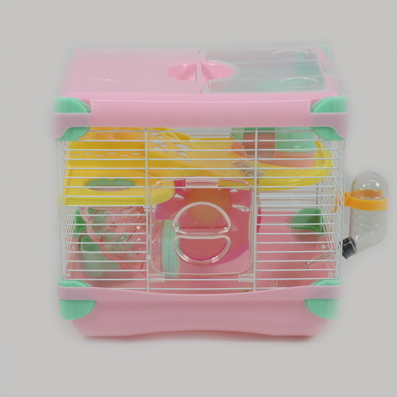 Tiny plastic Little Prince Hamster cage Pink hamster House is suitable for domestication