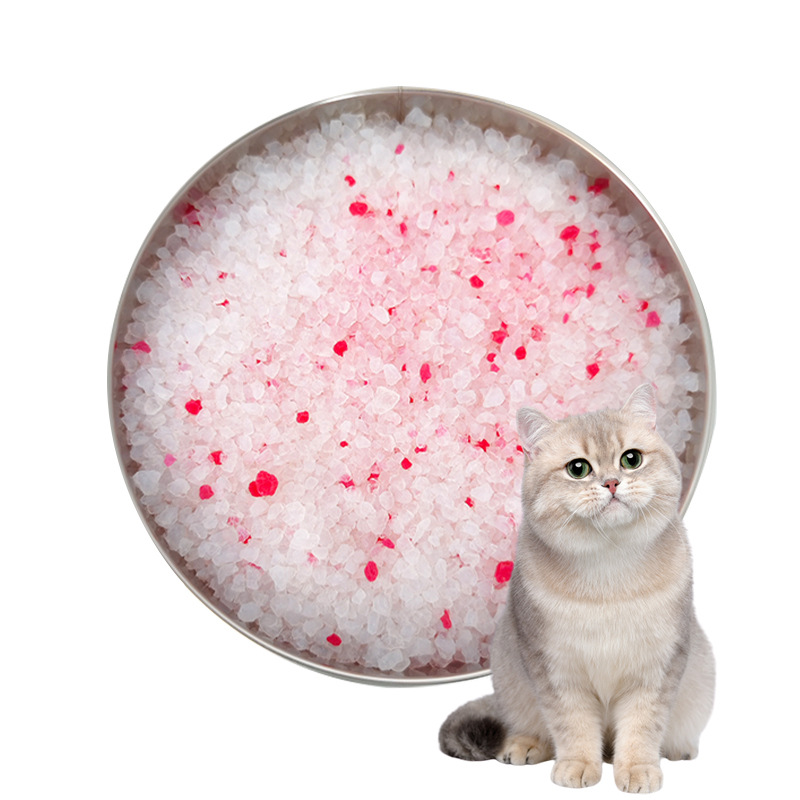Dust-free large particle cat litter crystal cat litter silicone cat litter OEM