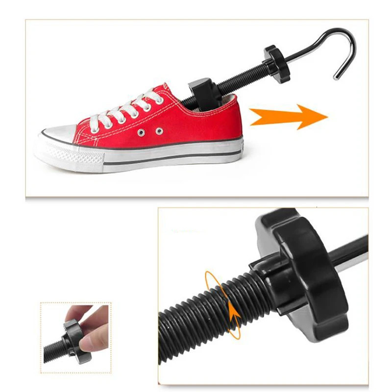 Size 36-48 mens adjustable heel elastic boot tree extender neutral plastic alloy to maintain shoe shape 241126