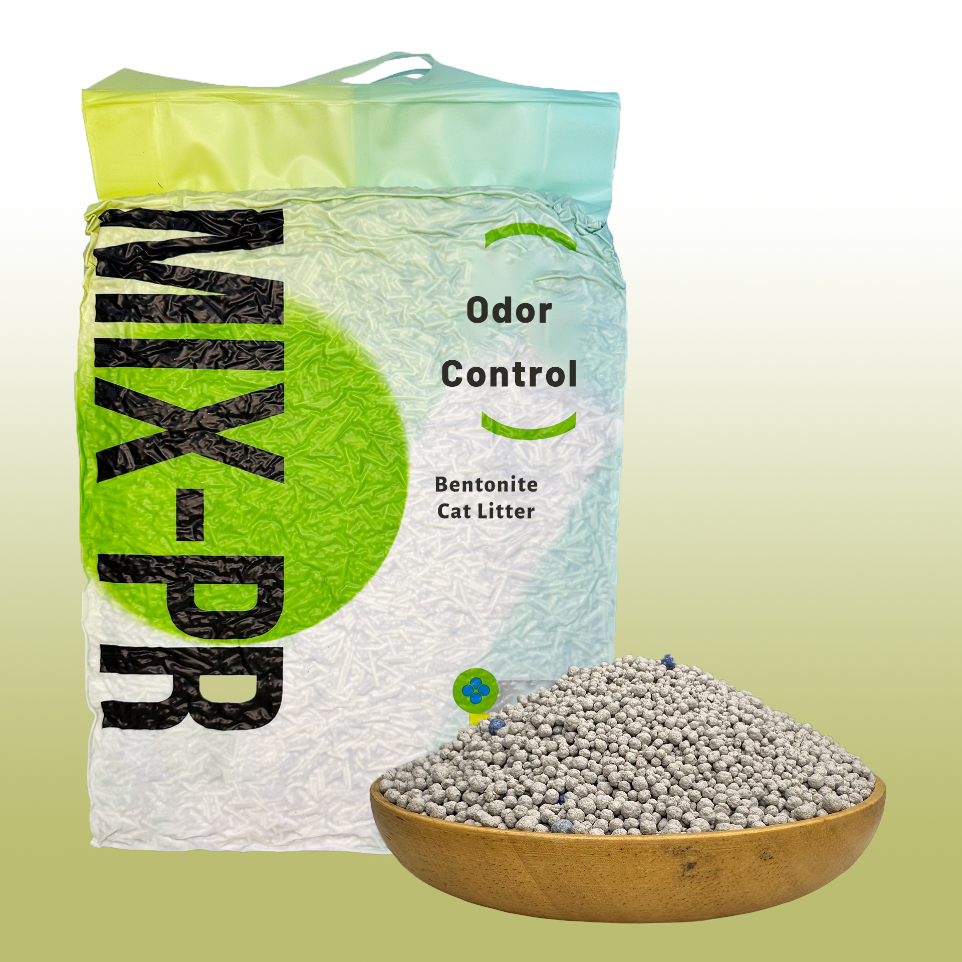 OEM Manufacturers hot sale bentonite premium cat litter carbon bentonite sale sand colorful granule crushed bentonite cat litter