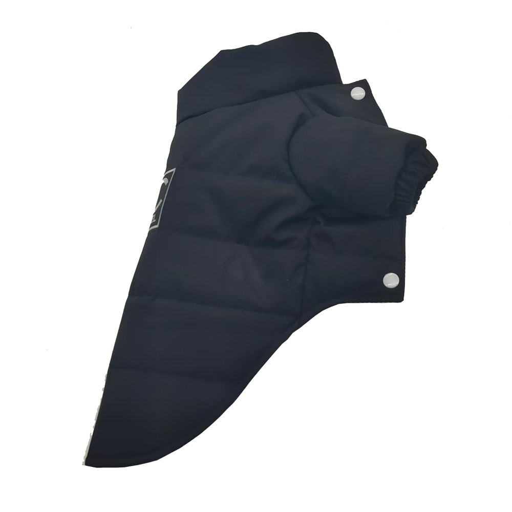 free shipping Clothes, Warm Coats, Cold Weather ets, Winter Dog et Ultra Thick Cot Lining with ic Letter Pattern for Small Medium Dogs Black XS Y183