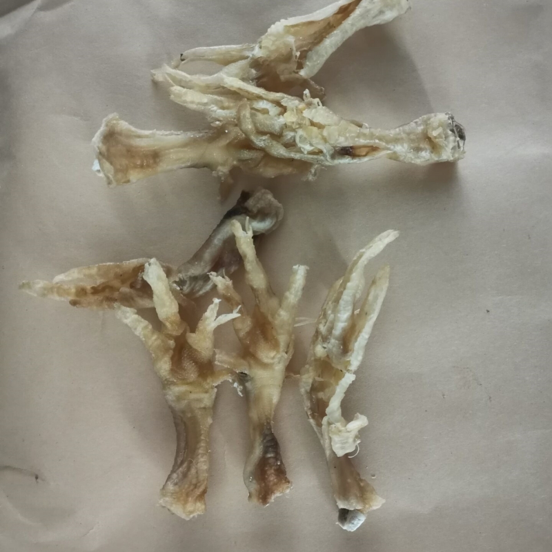 Factory Wholesale High Protein Dry Chicken Feet And Duck Feet Without Bones Pet Treats For Dog