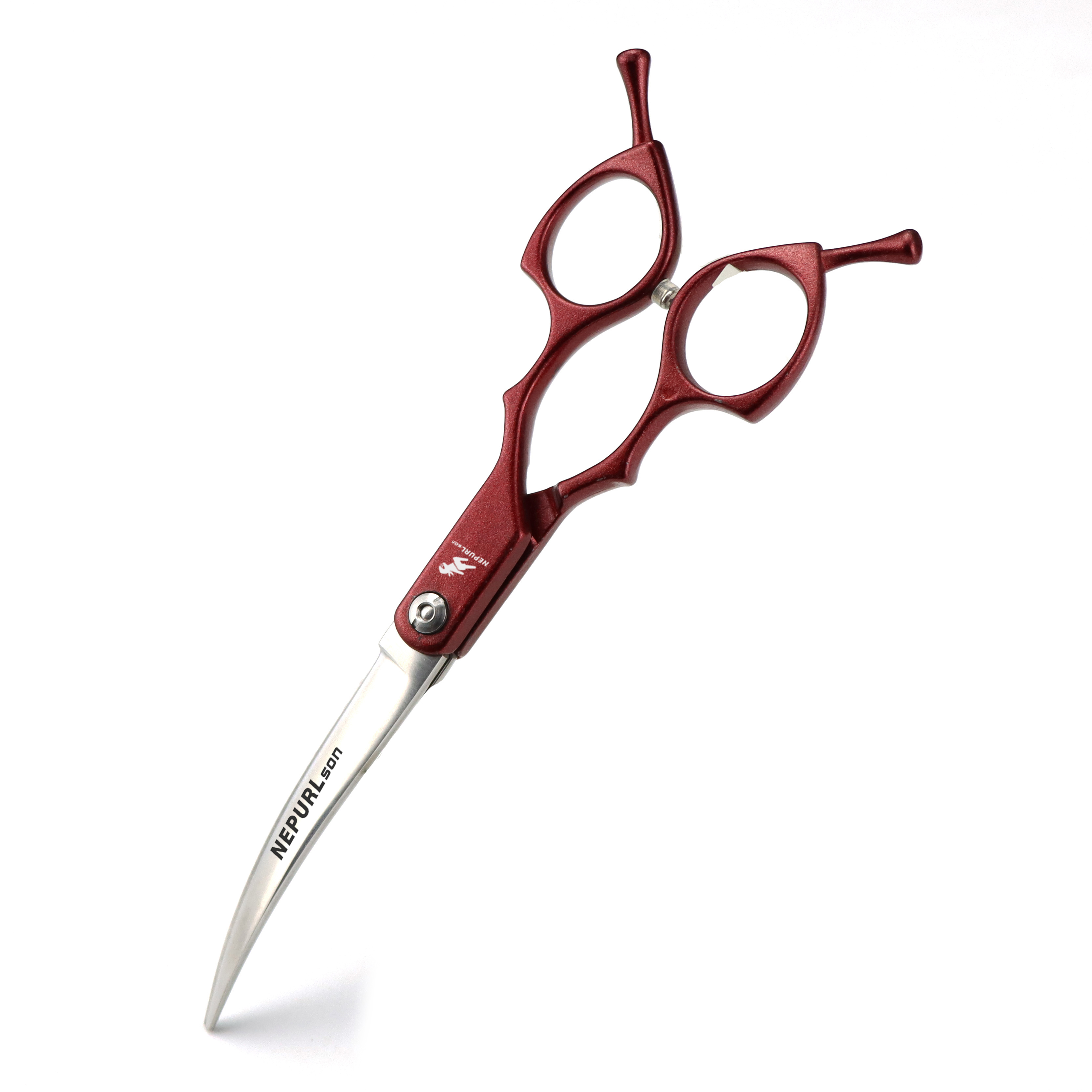 6.5 Inch Veterinary Animal Shaped Scissors Pet Grooming Scissors Curved Pet Cleaning Grooming Product Free Package