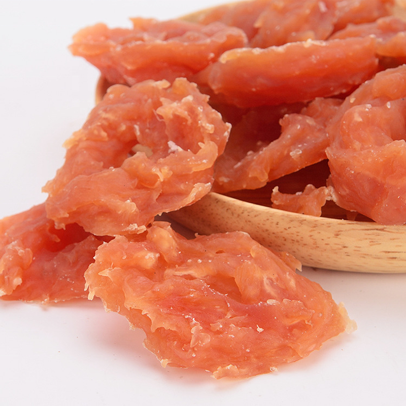 Pet dried snacks duck breast chicken breast slices meat strips dog snacks molar teeth training rewards wholesale distribution