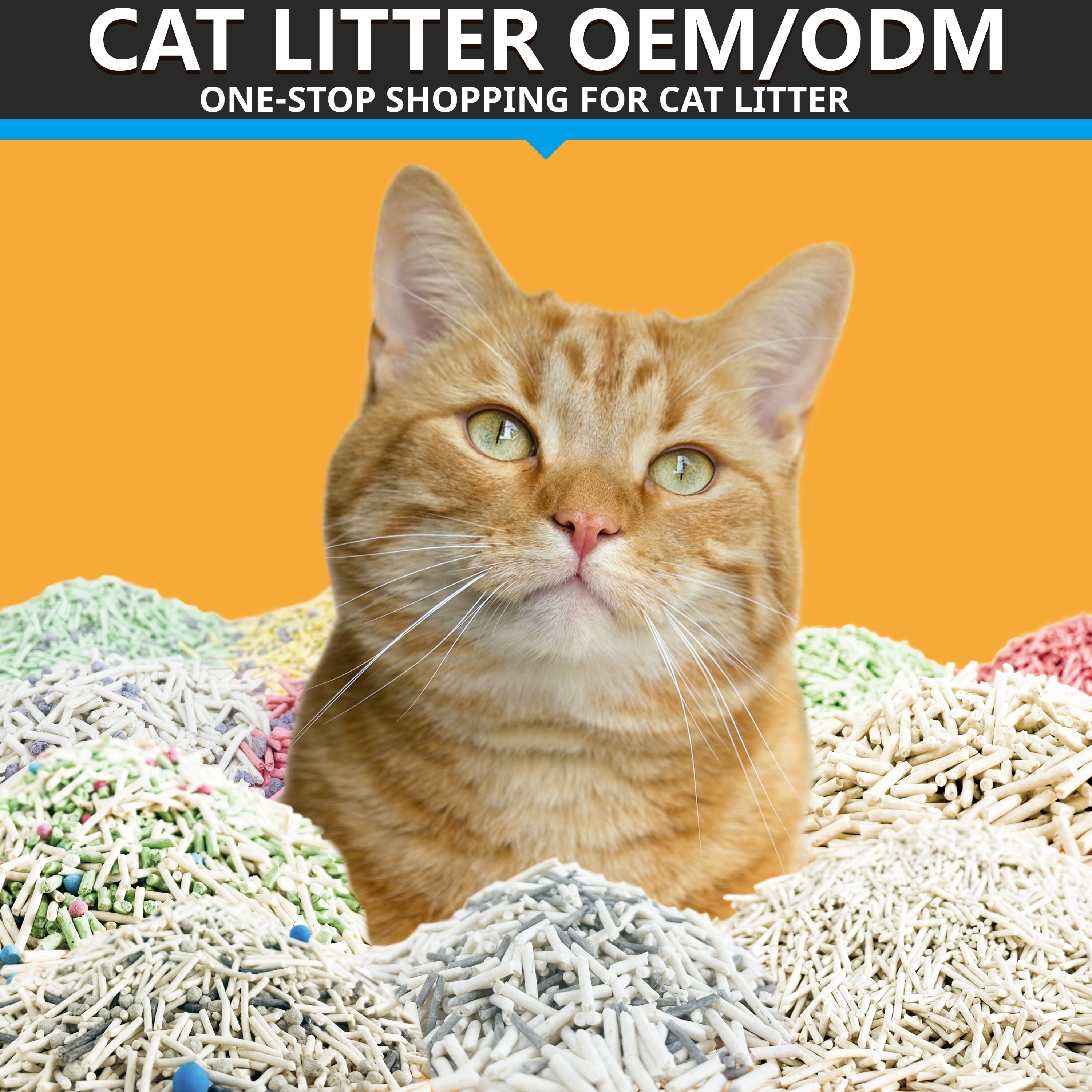 Low Dust Tracking Sturdiness 5 in 1 3 in 1 Biodegradable Mixed Tofu Cat Sand Litter